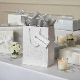 Elegant vitt mönster