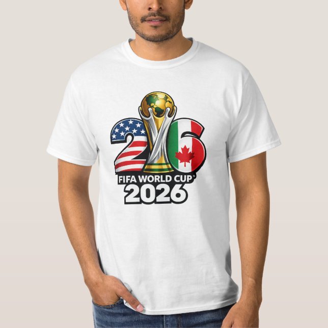 Elegant VM i fotboll 2026 T Shirt (Framsida)