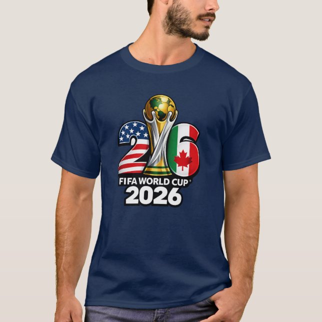 Elegant VM i fotboll 2026 T Shirt (Framsida)