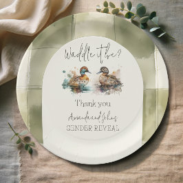 Elegant Waddle Det är Mallard Anka Gender Reveal