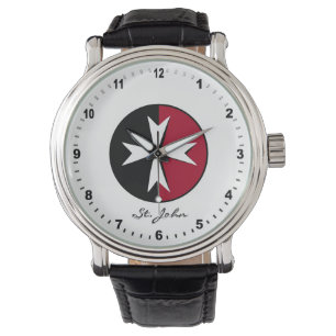 Elegant Wales Watch & Welsh Flagga/Cymru Armbandsur