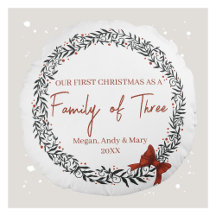 Elegant WAN Första jul Mönster