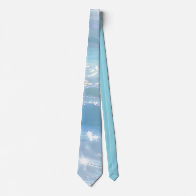 Elegant Water-Effect Necktie / Krawatte Slips (Framsida)