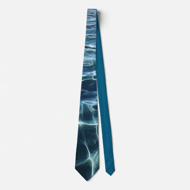 Elegant Water-Effect Necktie / Krawatte Slips (Framsida)