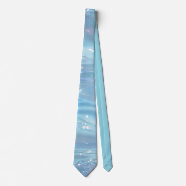 Elegant Water-Effect Necktie / Krawatte Slips (Framsida)