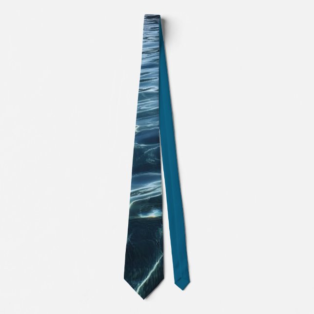 Elegant Water-Effect Necktie / Krawatte  Slips (Framsida)
