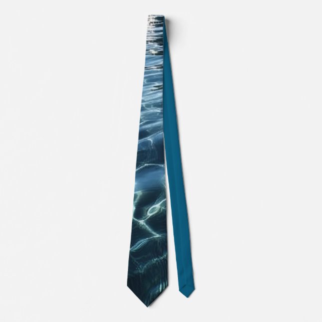 Elegant Water-Effect Necktie / Krawatte Slips (Framsida)