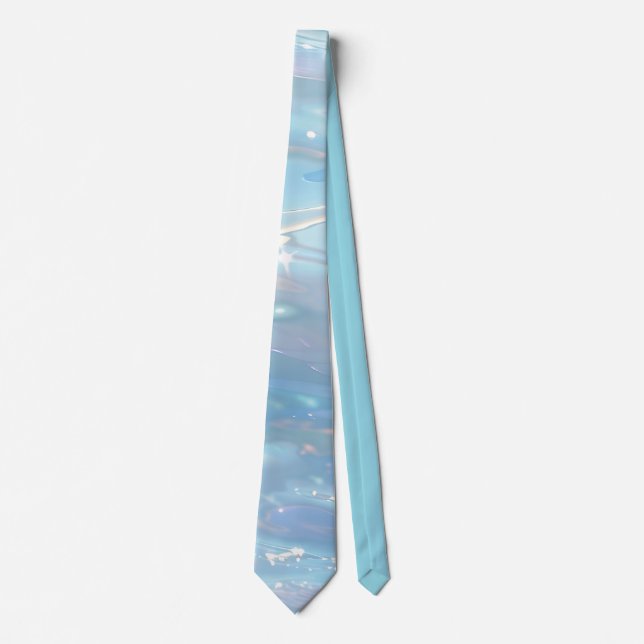 Elegant Water-Effect Necktie / Krawatte Slips (Framsida)