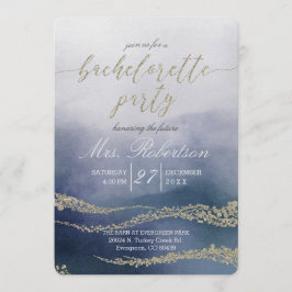 Elegant Watercolor Bachelorette Party-inbjudan Inbjudningar