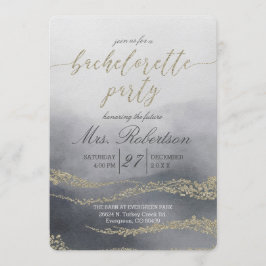 Elegant Watercolor Bachelorette Party-inbjudan Inbjudningar