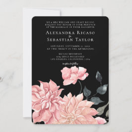 Elegant Watercolor Blommigt Bröllop