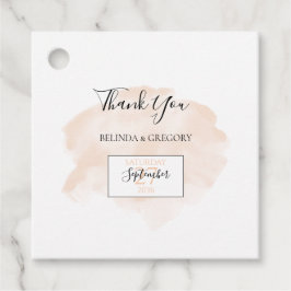 Elegant Watercolor Bröllop Gift Gåvor Etiketter