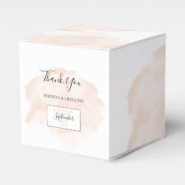 Elegant Watercolor Bröllop Presentaskar