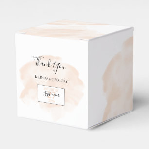 Elegant Watercolor Bröllop Presentaskar