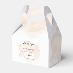 Elegant Watercolor Bröllop Presentaskar