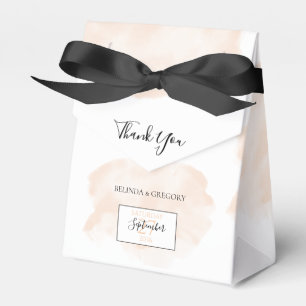 Elegant Watercolor Bröllop Presentaskar
