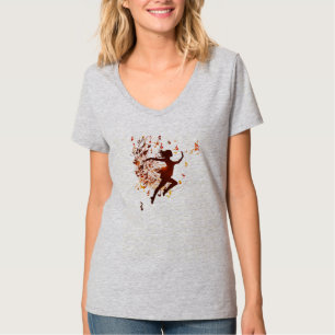 Elegant Watercolor Dancer Silhouette T Shirt