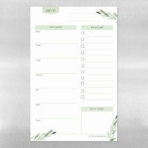 Elegant Watercolor Farmhouse Weekly