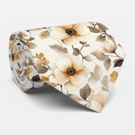 Elegant Watercolor Floral Neutral Botanical Slips