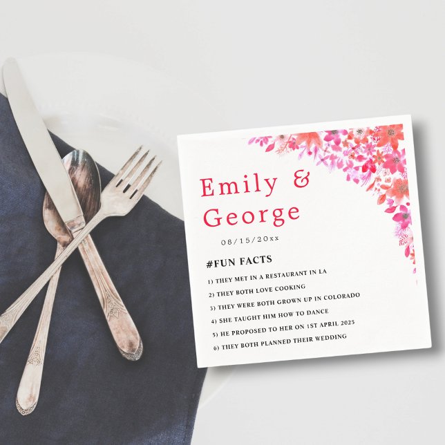 Elegant Watercolor Flowers (sommarblommor), Blommi Pappersservett (Skapare uppladdad)