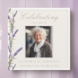 Elegant Watercolor Lavender Firande of Life Inbjudningar