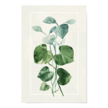 Elegant Watercolor Monstera