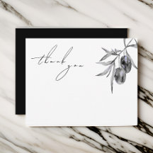 Elegant Watercolor Olive Gren