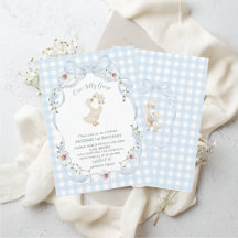 Elegant Watercolor One 1-års födelsedag dum gås G