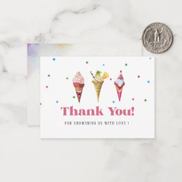 Elegant Watercolor Popsicle Tack Kort Baby shower