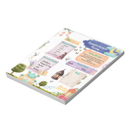 Elegant Watercolor Ramadan Activity Planner Anteckningsblock