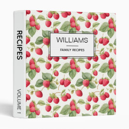 Elegant Watercolor Raspberry Personlig Recipes