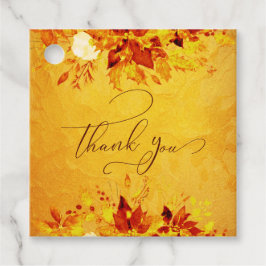 Elegant Watercolor Red och Guld Poinsettia Bröllop Gåvor Etiketter