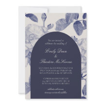 Elegant Watercolor Ro bröllopsinbjudan