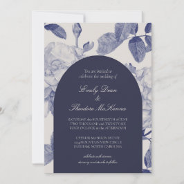 Elegant Watercolor Ro bröllopsinbjudan Inbjudningar