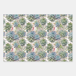 Elegant Watercolor Succulent & Cactus Plant