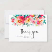 Elegant Watercolor Vild Flowers Blommigt Bröllop