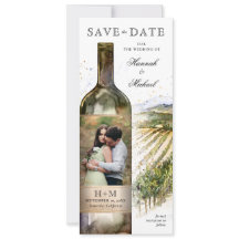 Elegant Watercolor Vineyard Bröllop