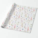 Elegant Watercolor Wildblomma Garden Wrapping Pape Presentpapper<br><div class="desc">Söt Elegant Watercolor Wildblomma Garden Wrapping Papper är perfekten för att visa dina nära som du bryr dig om. Vårt papper är tillgängligt i två typer av pappra premier och i olika fem storlekar och har täckt alla dina behov av presentemballering - för presentationen har lika stor betydelse som nuet!...</div>