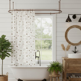 Elegant Watercolor Woodland Winterberry Pattern