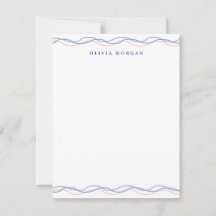Elegant wavy border soft pastel tones Vertical