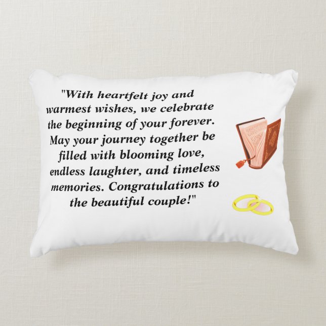 Elegant Wedding Card – Chic Black Heels with Pink  Prydnadskudde (Framsidan)