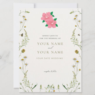 Elegant Wedding Invitation card Meddelande