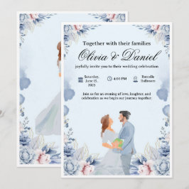 Elegant Wedding Invitation – Customizable & Modern Inbjudningar