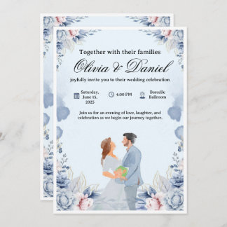 Elegant Wedding Invitation – Customizable & Modern Inbjudningar