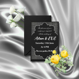 Elegant Wedding Invitation Inbjudningar