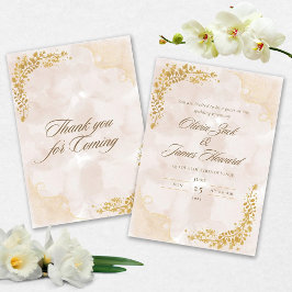 Elegant Wedding invitation Inbjudningar