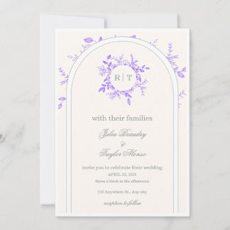 Elegant Wedding Invitation  Inbjudningar