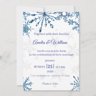 Elegant Wedding Invitation Inbjudningar