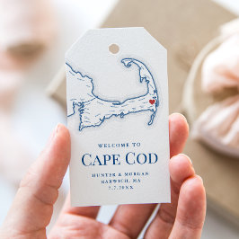 Elegant Wequassett Resort Bröllop Välkommen Presentetikett