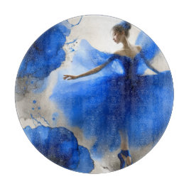 Elegant Whirl Balett i indigo blå
